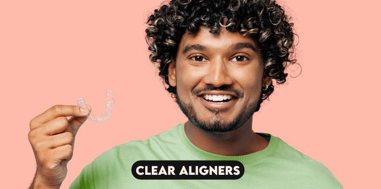 Aligners mobile button