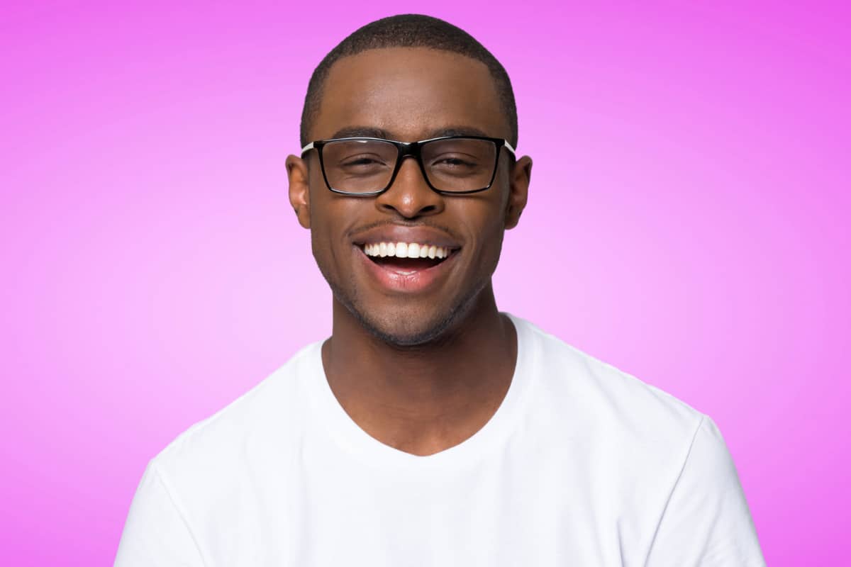 Closeup of Porcelain Veneers